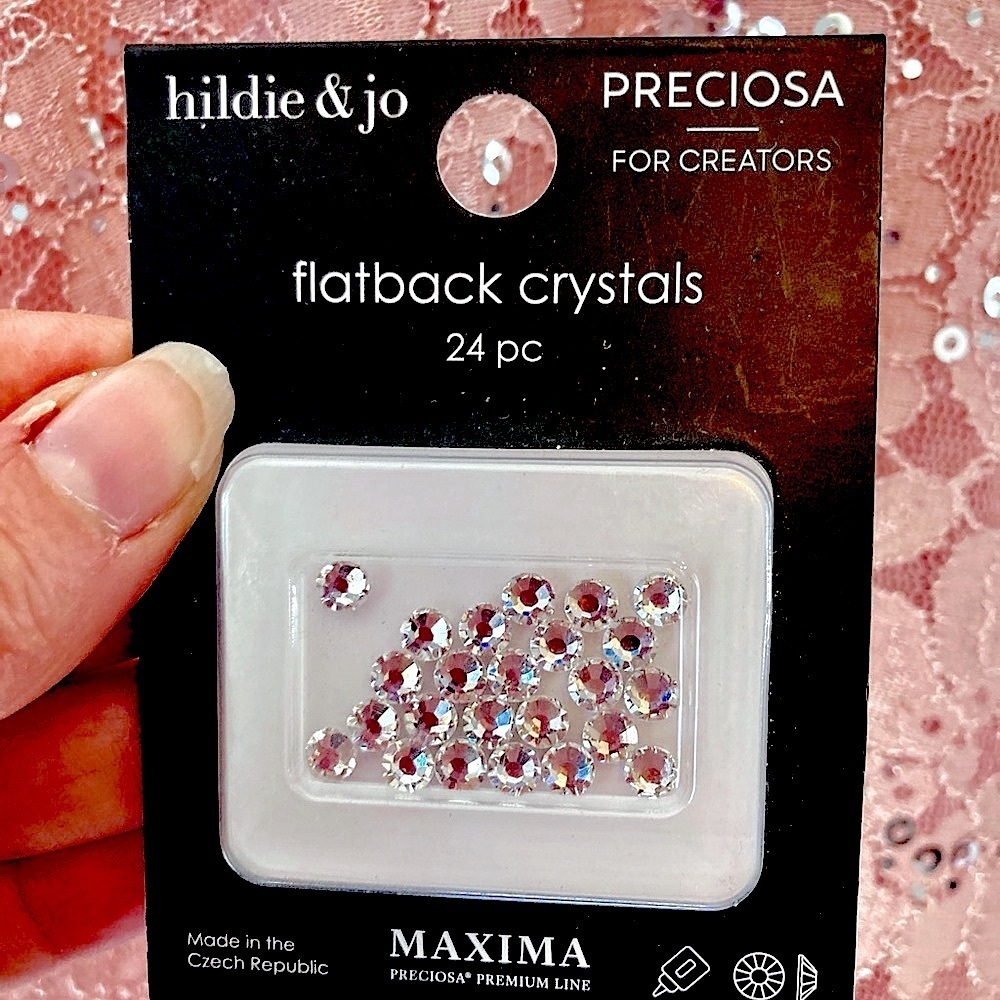 Hildie & Jo Flatback Crystals 24 pc New!
